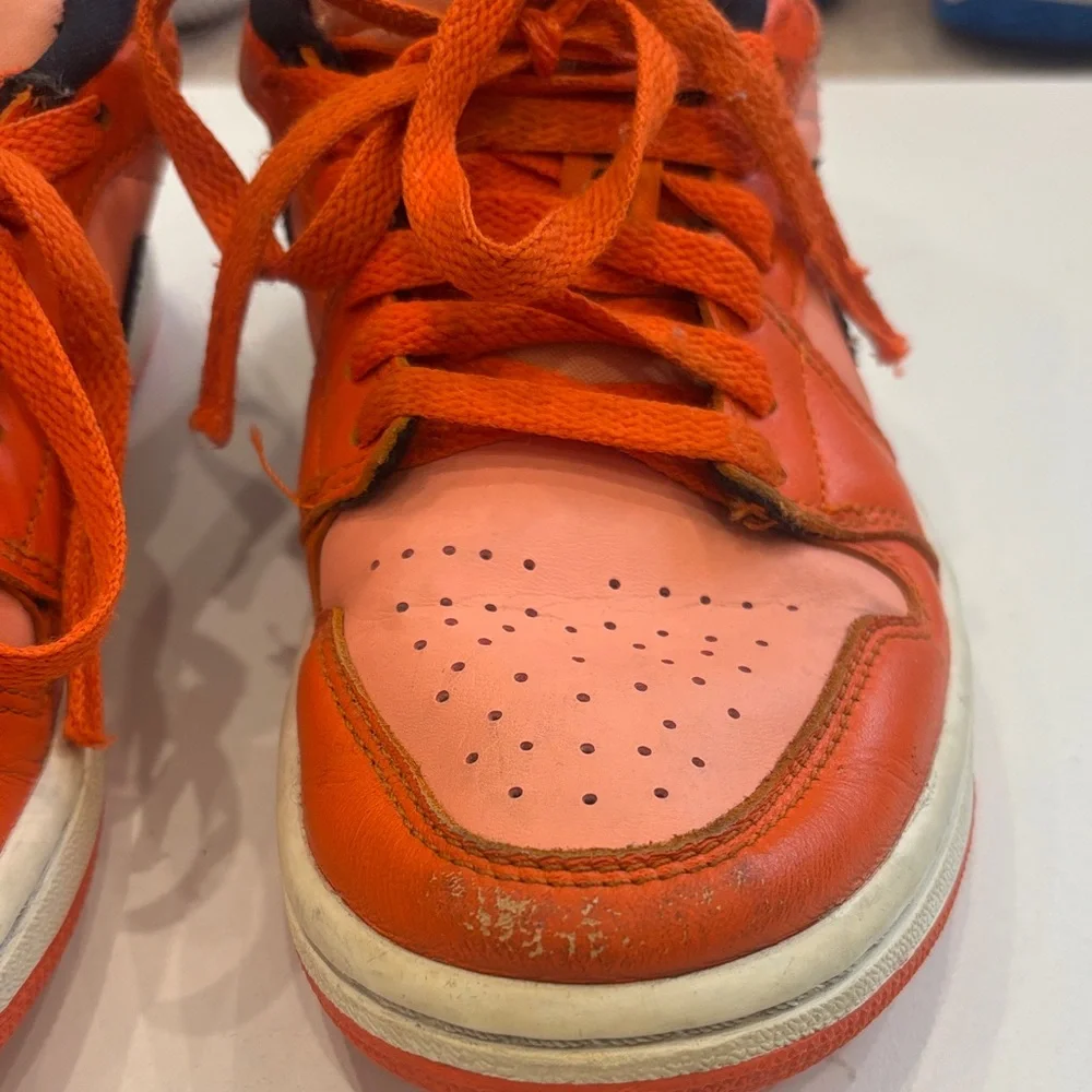Nike Jordan Low Dunk Kids Sneakers - Orange and Black